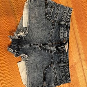 Free People Denim Shorts